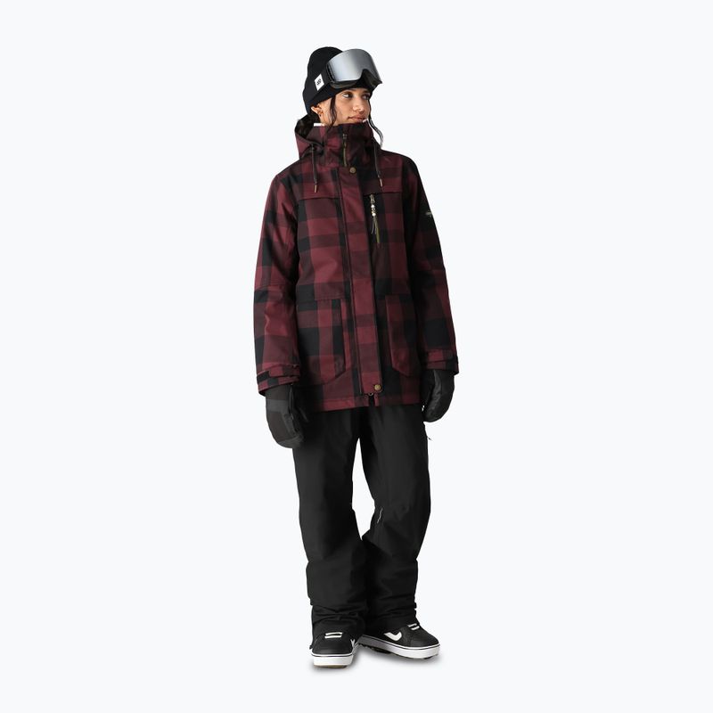 Dámska kockovaná snowboardová bunda 686 Spirit sassafras 2