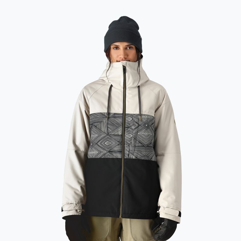 Dámska snowboardová bunda 686 Athena Insulated limestone colorblock