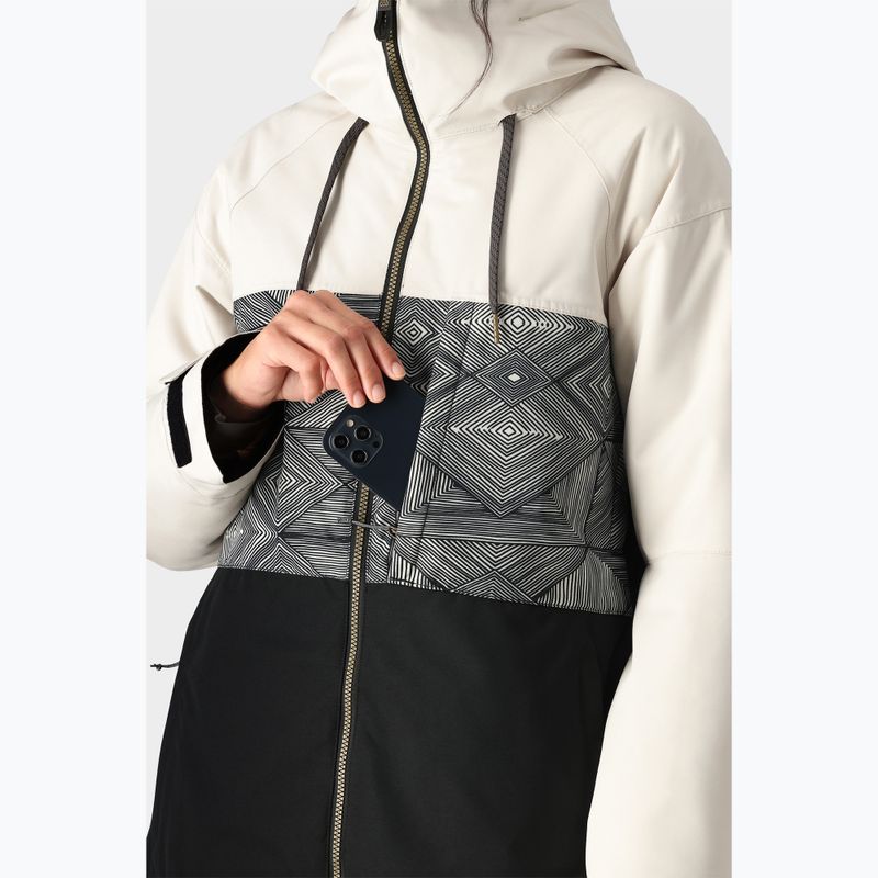 Dámska snowboardová bunda 686 Athena Insulated limestone colorblock 4