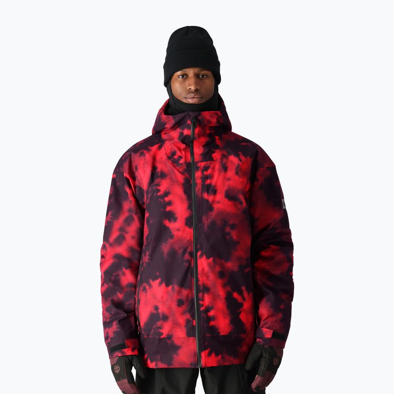 Pánska snowboardová bunda 686 Gateway red nebula