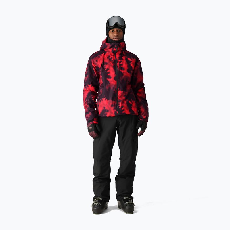 Pánska snowboardová bunda 686 Gateway red nebula 2