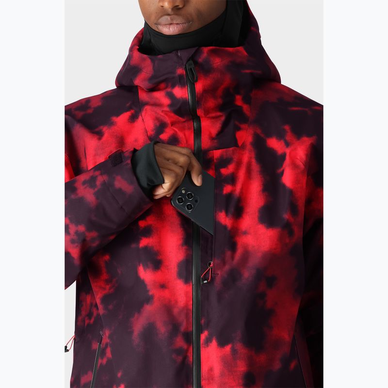 Pánska snowboardová bunda 686 Gateway red nebula 6