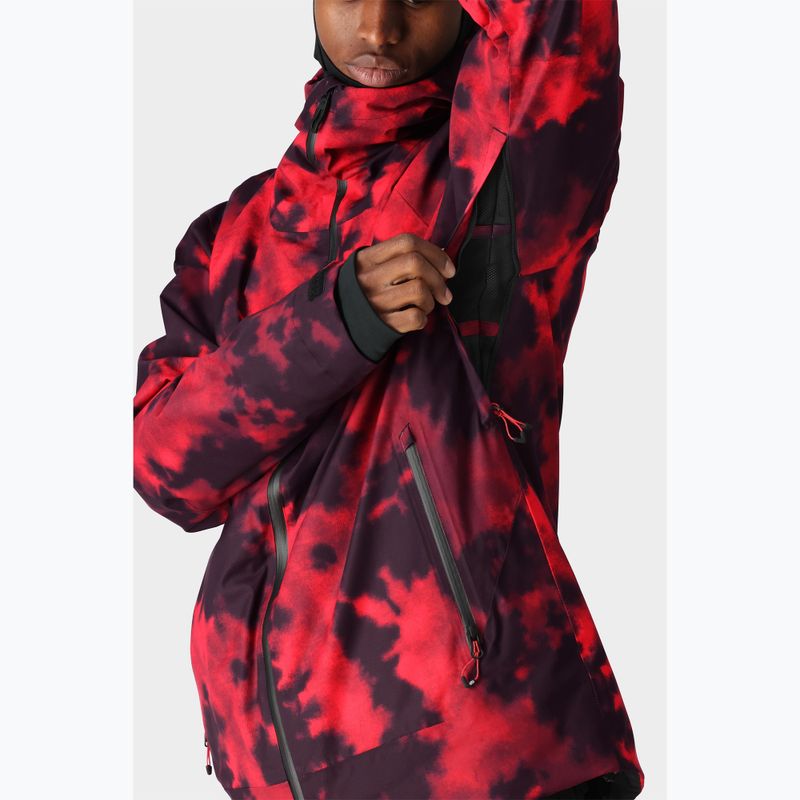 Pánska snowboardová bunda 686 Gateway red nebula 7