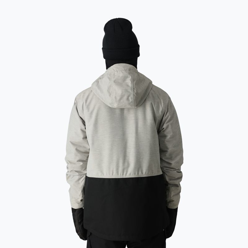 Pánska snowboardová bunda 686 Smarty 3-in-1 Form white heather colorblock 3