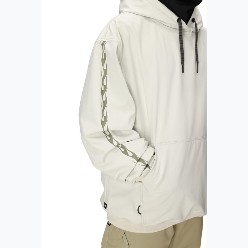 Pánska snowboardová mikina 686 Waterproof Team Hoody limestone 5