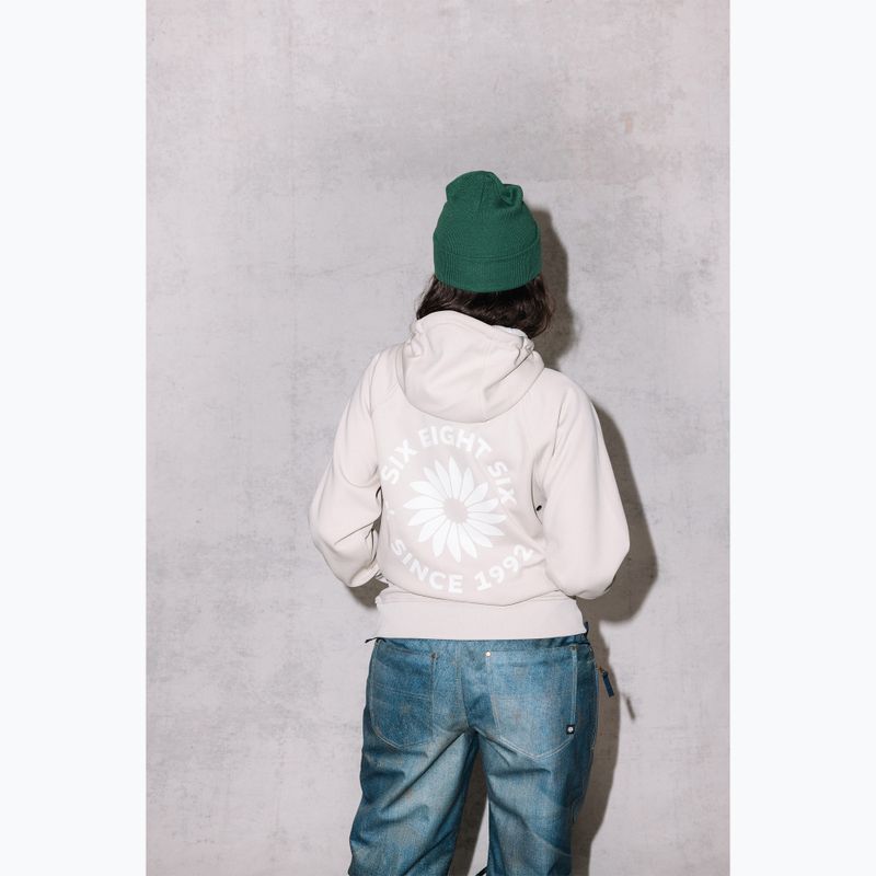 Dámska snowboardová mikina 686 Bonded Fleece Pullover Hoody limestone 6