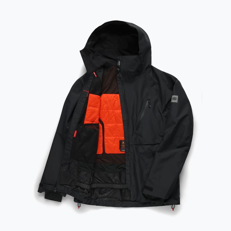 Pánska snowboardová bunda 686 Hydra Thermagraph black 8
