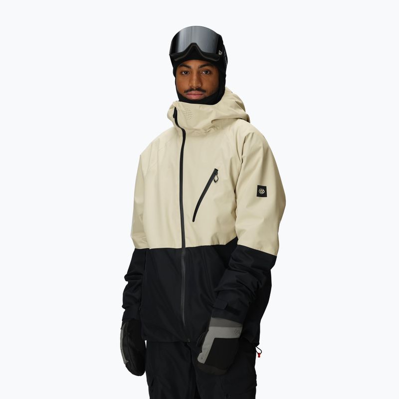 Pánska snowboardová bunda 686 Hydra Thermagraph limestone colorblock 4