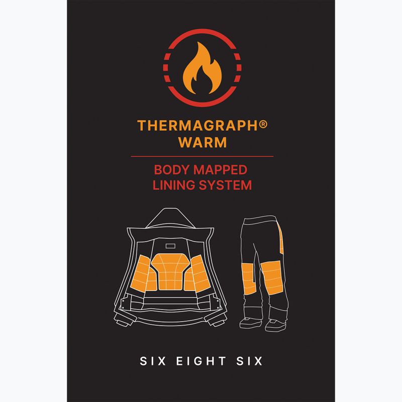 Pánska snowboardová bunda 686 Hydra Thermagraph limestone colorblock 9