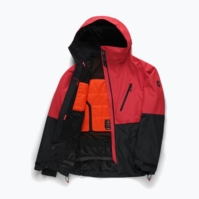 Pánska snowboardová bunda 686 Hydra Thermagraph true red colorblock 8