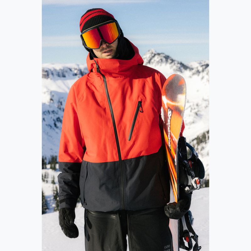 Pánska snowboardová bunda 686 Hydra Thermagraph true red colorblock 10