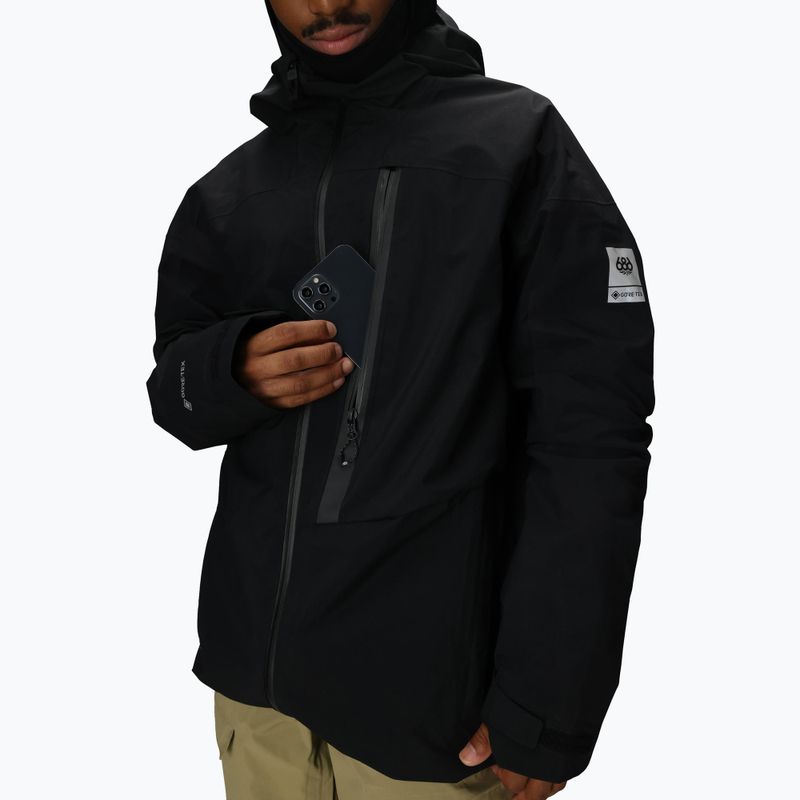 Pánska snowboardová bunda 686 Gore-Tex GT Thermagraph black 6