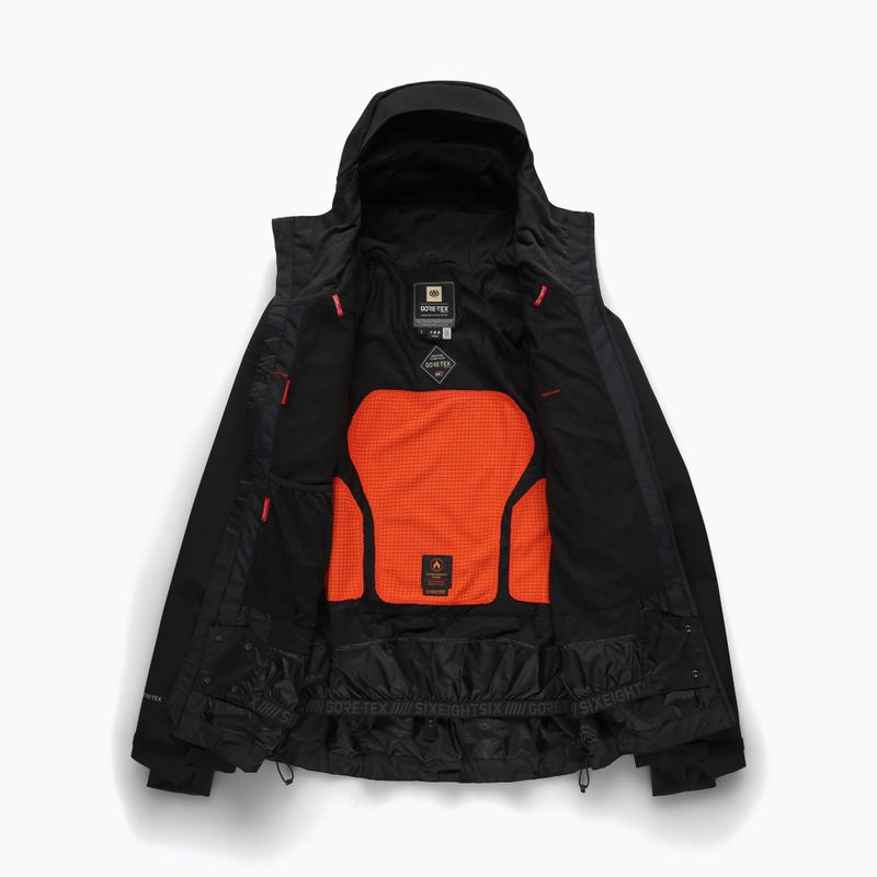 Pánska snowboardová bunda 686 Gore-Tex GT Thermagraph black 8