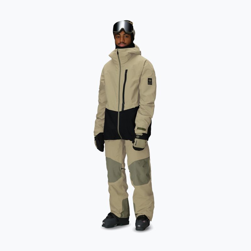 Pánska snowboardová bunda 686 Gore-Tex GT Thermagraph sage colorblock 2