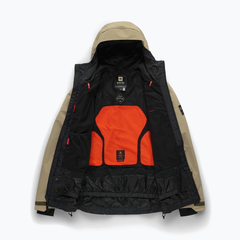 Pánska snowboardová bunda 686 Gore-Tex GT Thermagraph sage colorblock 8