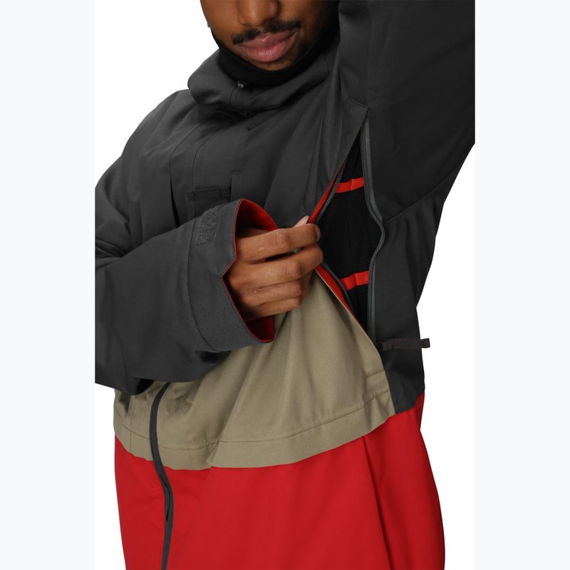 Pánska snowboardová bunda 686 Smarty 3IN1 Form charcoal colorblock 9
