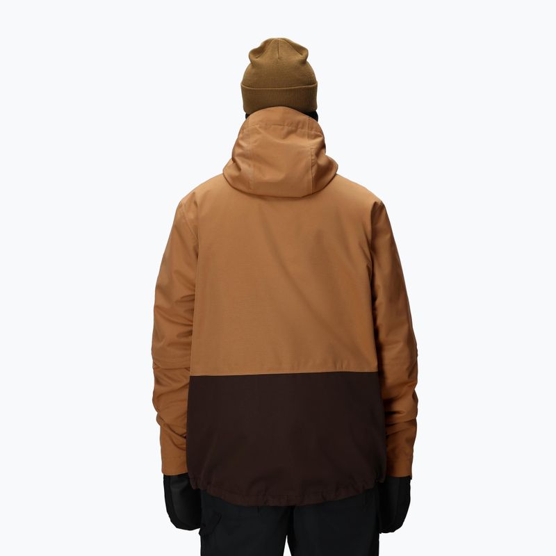 Pánska snowboardová bunda 686 Smarty 3IN1 Form caramel colorblock 5