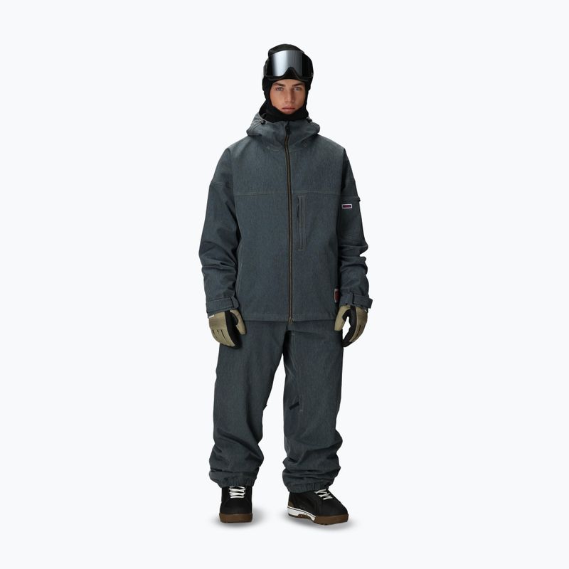 Pánske snowboardové nohavice 686 Deconstructed Dojo navy denim 2