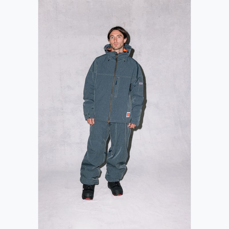 Pánske snowboardové nohavice 686 Deconstructed Dojo navy denim 12