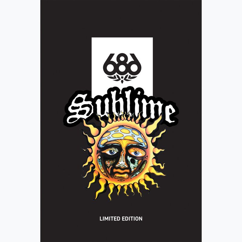 Pánska snowboardová fleecová mikina 686 Tioga Sherpa Fleece sublime black 6