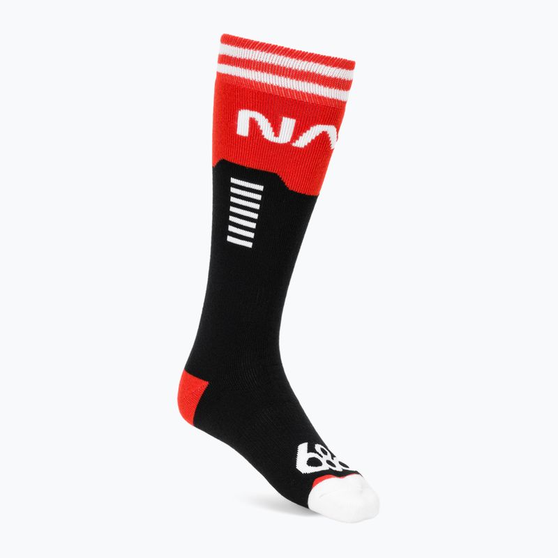 Pánske snowboardové ponožky 686 NASA 2 pairs black/red/white 3