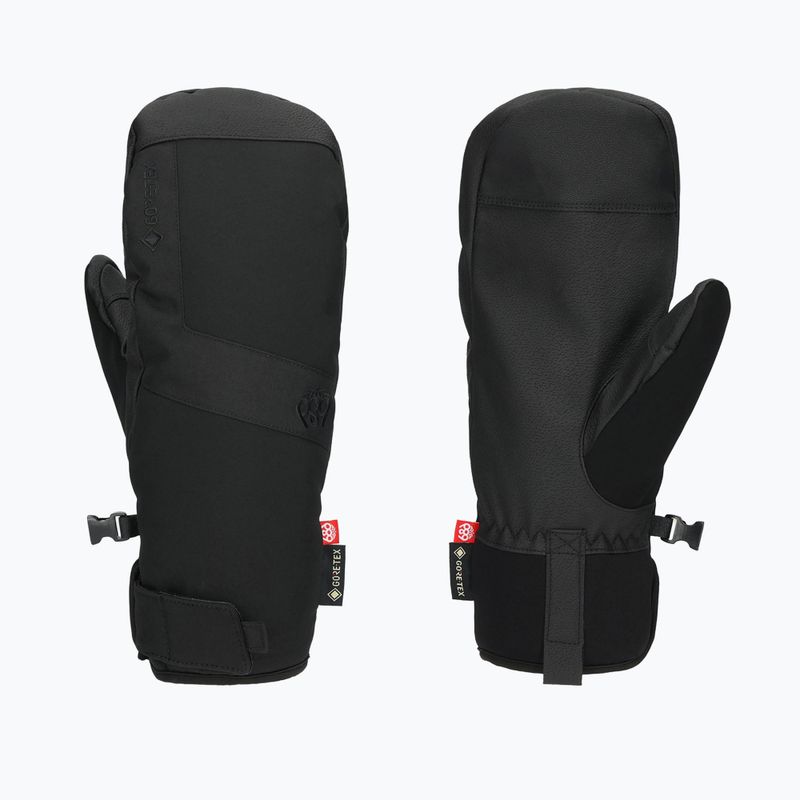 Pánske snowboardové palčiaky 686 Gore-Tex Linear Under Cuff Mitt black