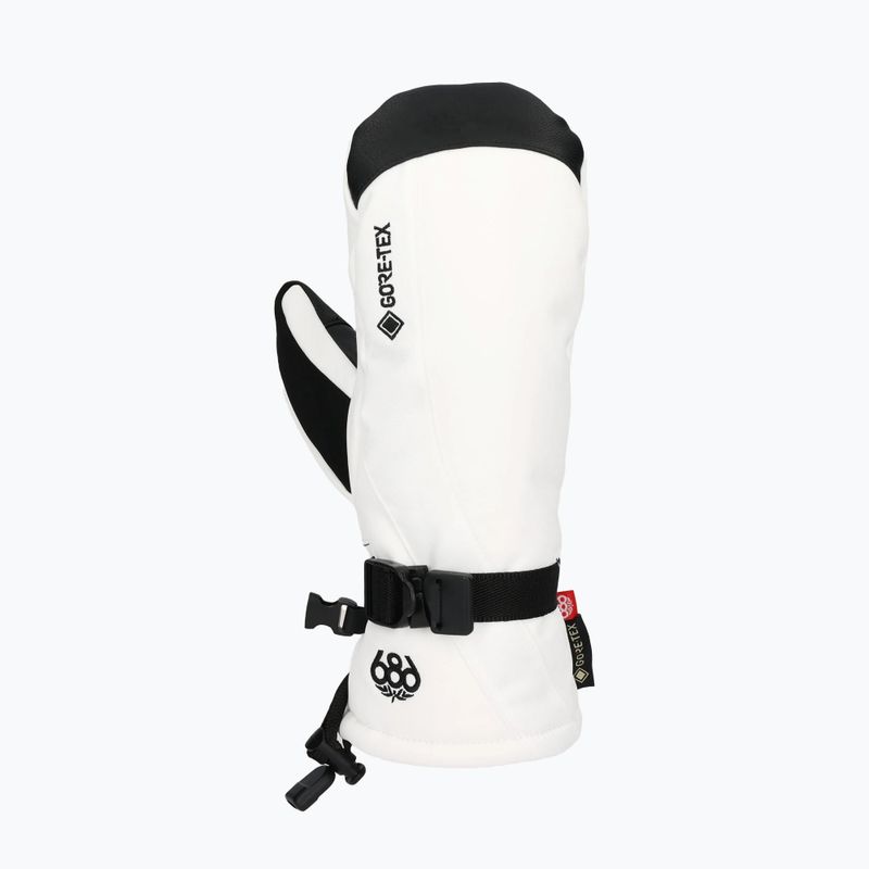 Dámske snowboardové rukavice 686 Gore-Tex Linear Mitt white 2