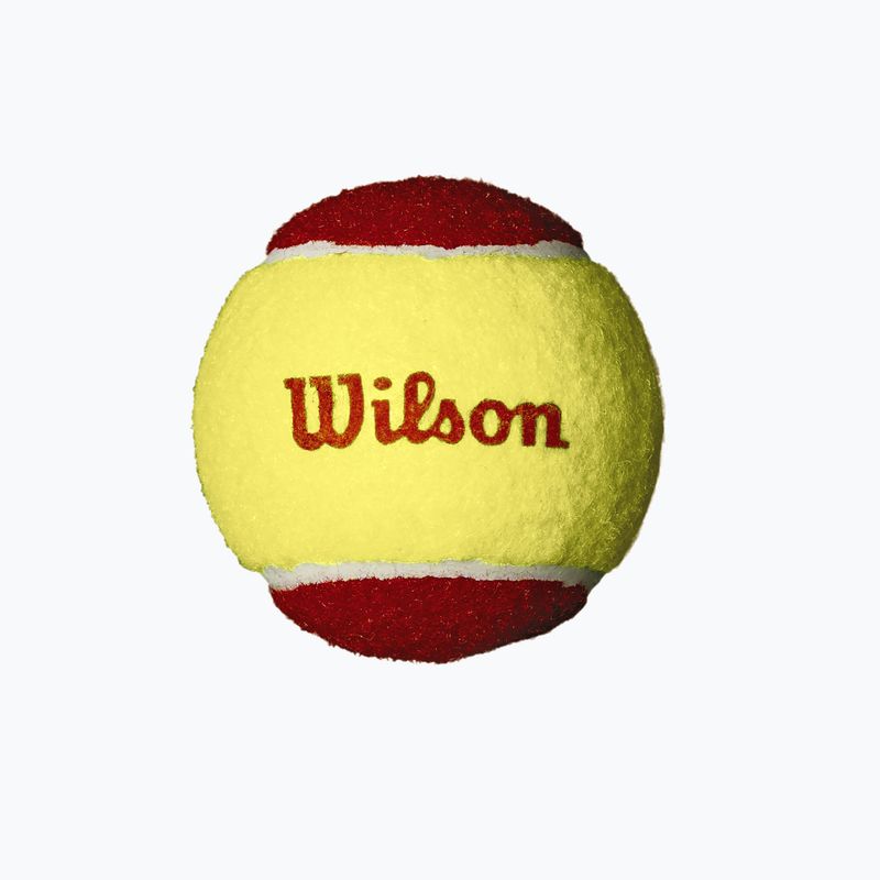Wilson Starter Red Tballs detské tenisové loptičky 12 ks žlto-červené WRT137100 3