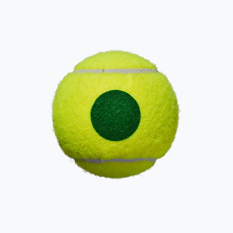 Detské tenisové loptičky Wilson Starter Play Green 4 ks žlté WRT137400 4