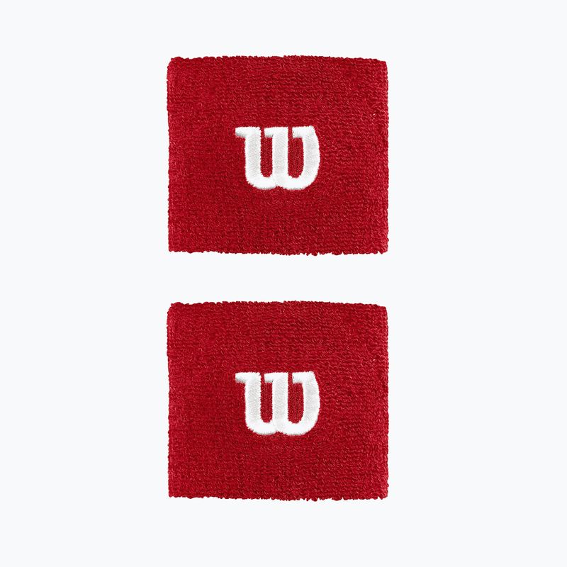 Zápästné omotávky Wilson 2 ks červené WR5602 3