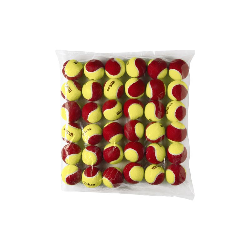 Wilson Starter Red Tball detské tenisové loptičky 36 ks žltá/červená WRT13700B 2