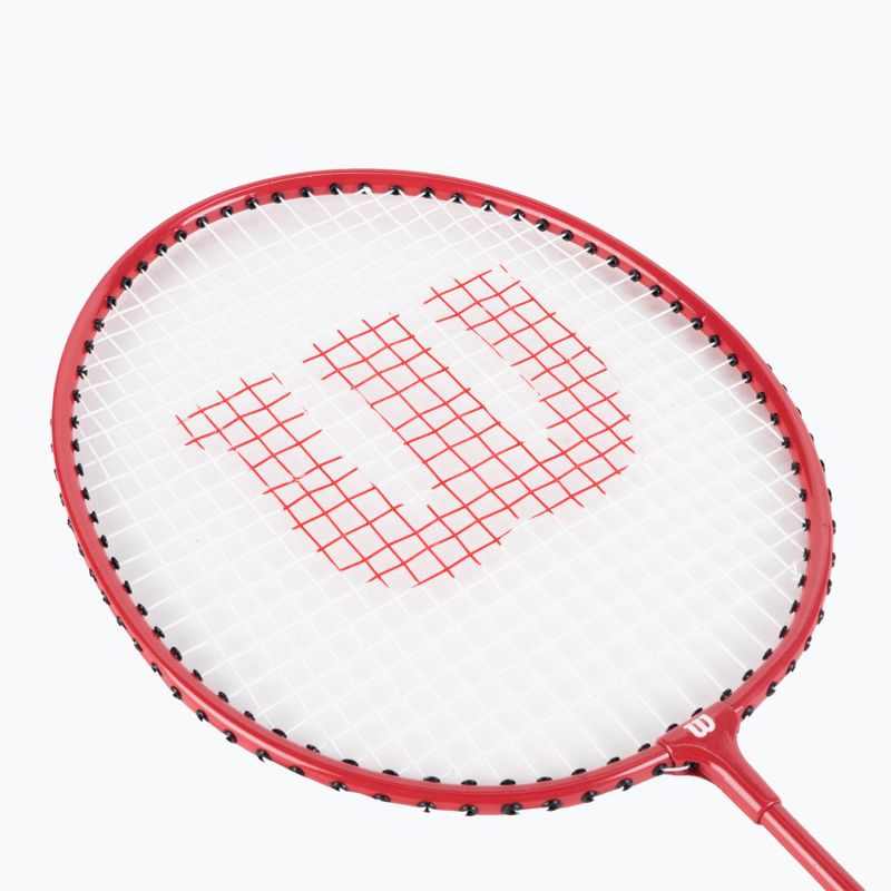 Wilson Tour Sada bedmintonových rakiet 4 ks červená WRT844400 4