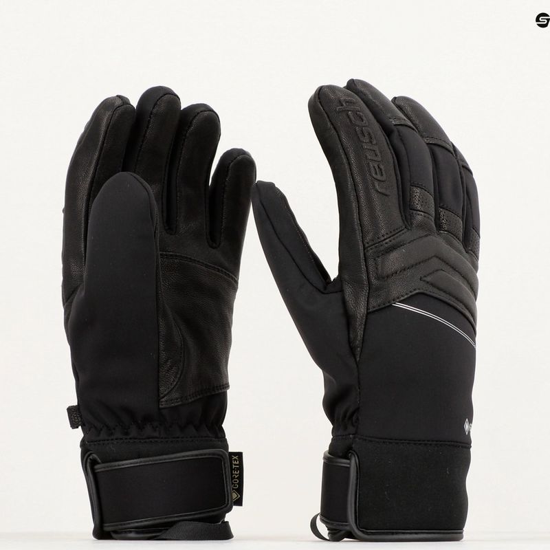 Lyžiarske rukavice Reusch Jupiter Gore-Tex čierne 10