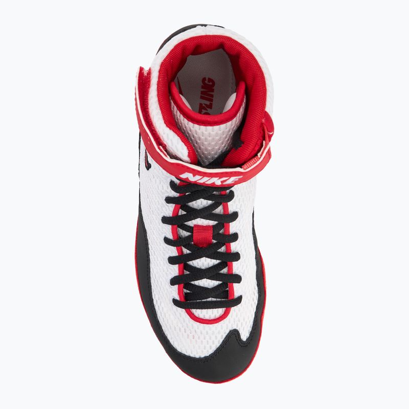 Zápasnícke topánky Nike Inflict 3 white/red/black 5