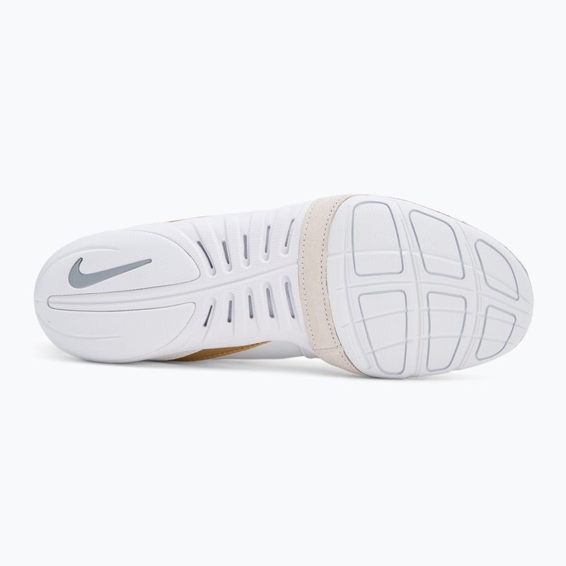 Boxerské topánky Nike Freek white/metallic gold/cool grey 4