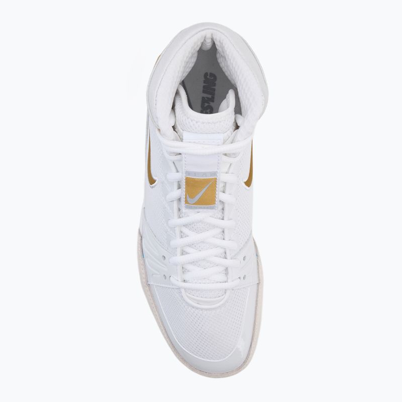 Boxerské topánky Nike Freek white/metallic gold/cool grey 5