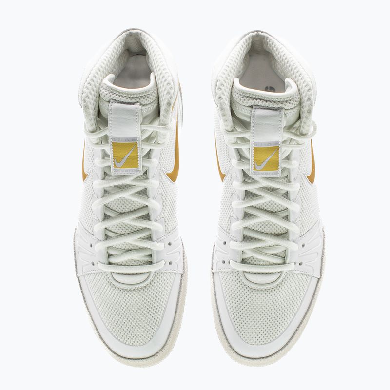 Boxerské topánky Nike Freek white/metallic gold/cool grey 8