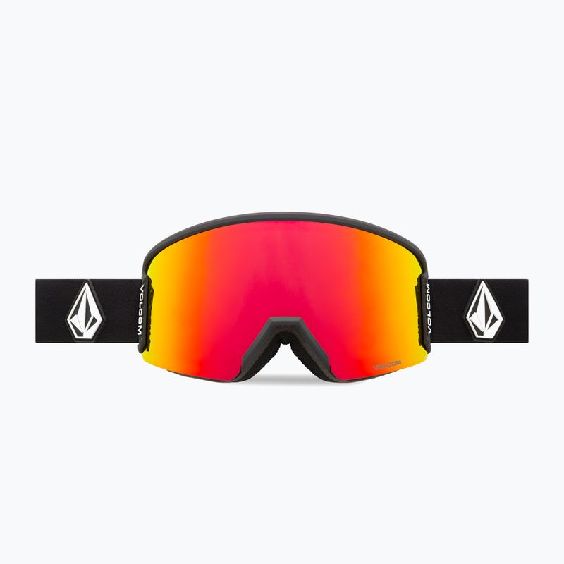 Lyžiarske okuliare Volcom Garden 2 matte black/red chrome/yellow 2