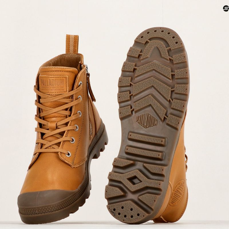 Topánky Palladium Pampa ZIP LTH ESS dear brown 14