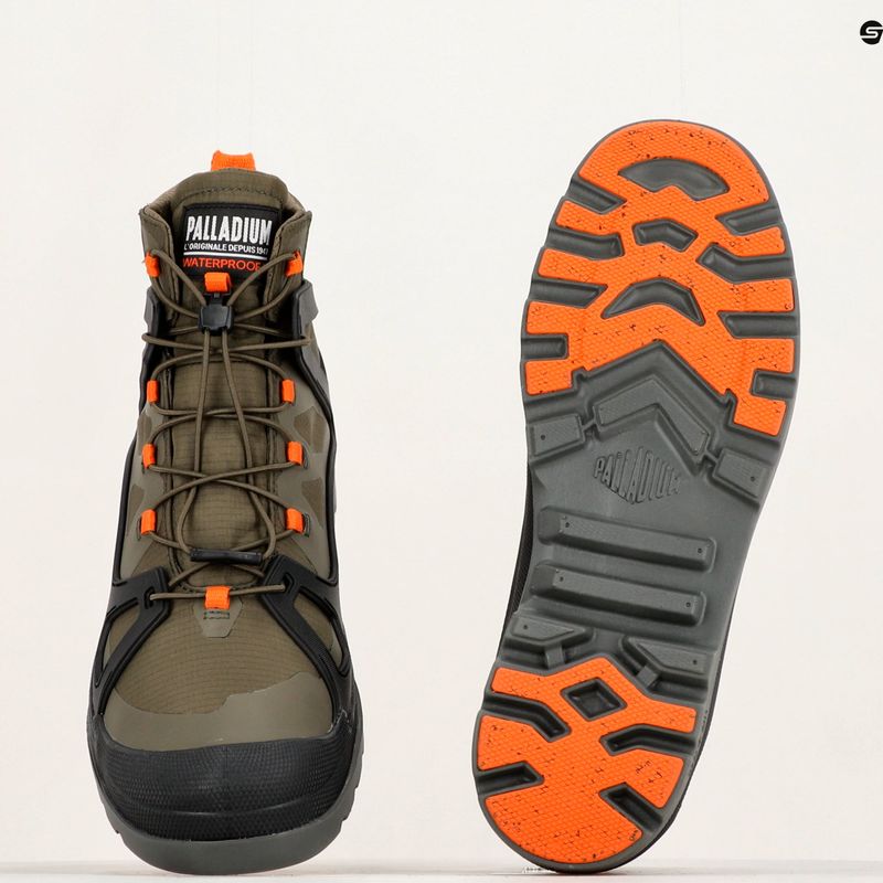 Pánske topánky Palladium Pampa Lite+ Cage WP+ olive night 15