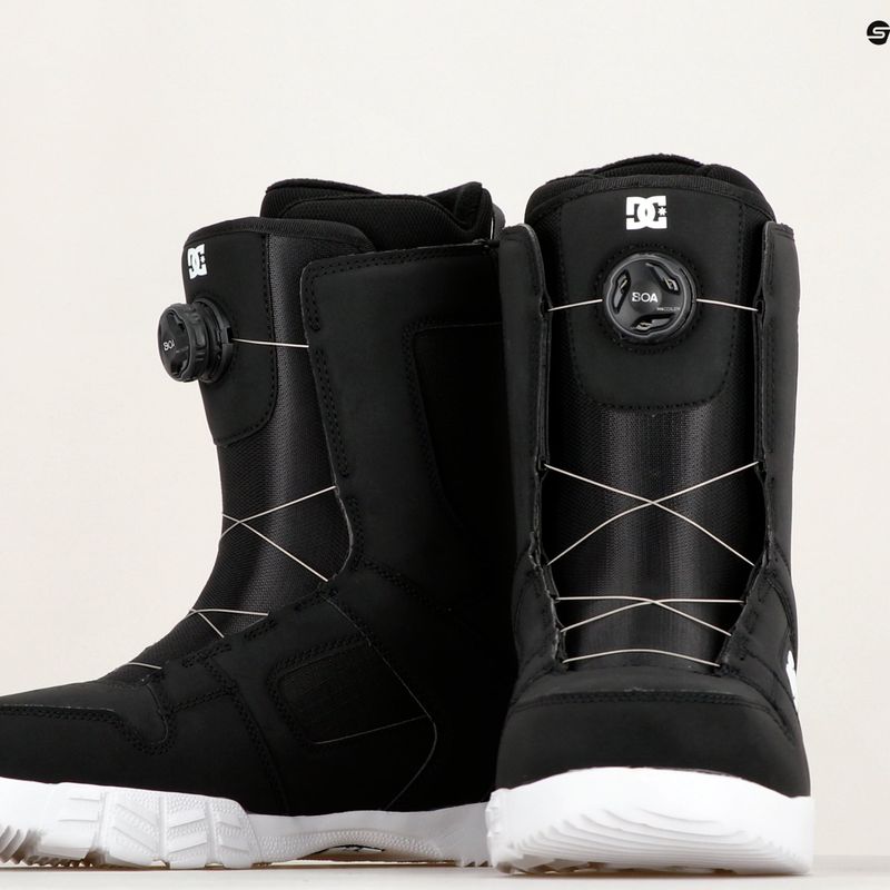 Pánske topánky na snowboard DC Phase Boa black/white 7