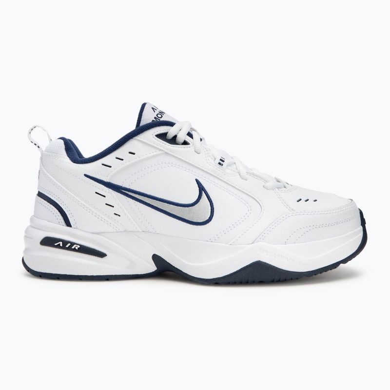 Pánska tréningová obuv Nike Air Monarch IV white / metallic silver 2