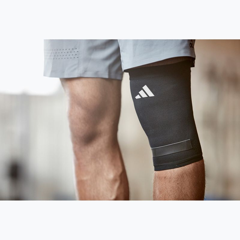 Kompresná kolenná bandáž adidas Performance Knee Support black/white 3