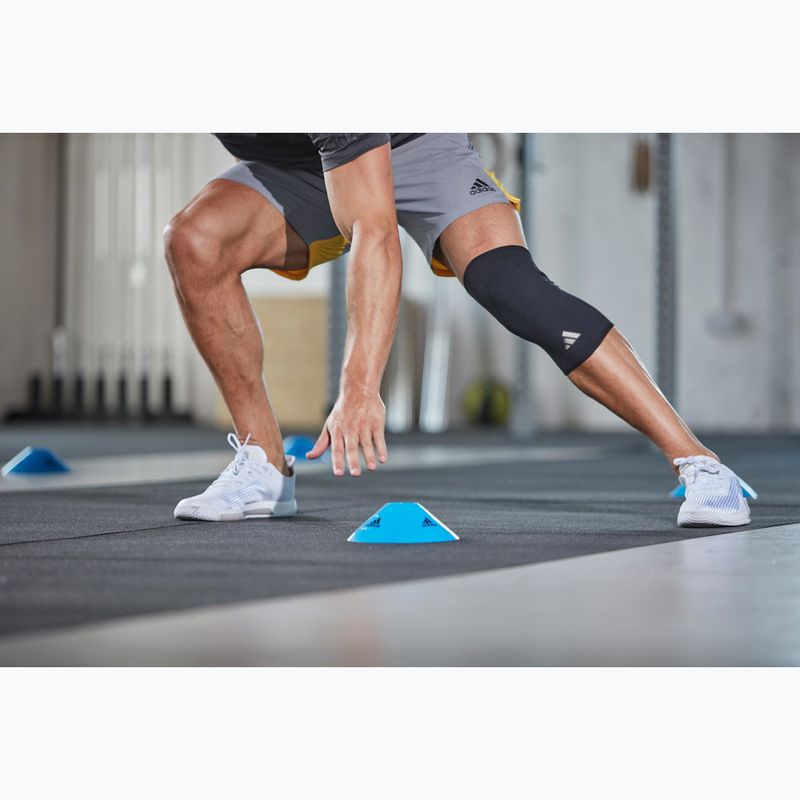 Kompresná kolenná bandáž adidas Knee Support black/white 2