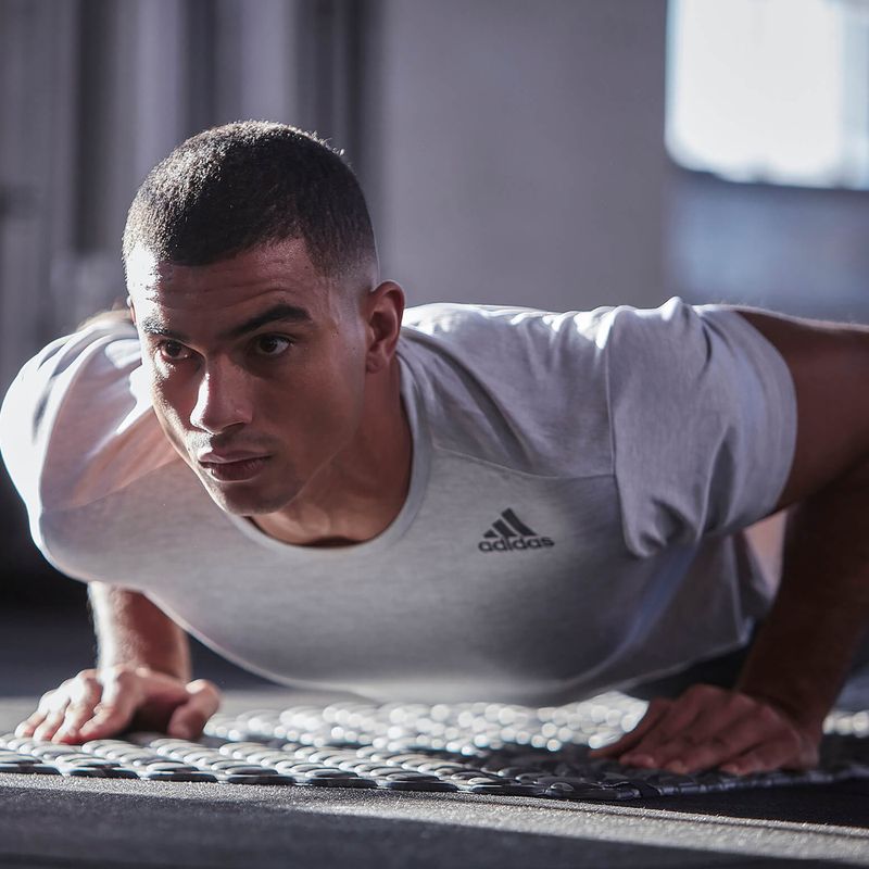 Tréningová podložka adidas šedá ADMT-13232GR 12