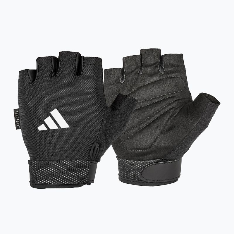 Fitness rukavice adidas Essential Adjustable black/ white