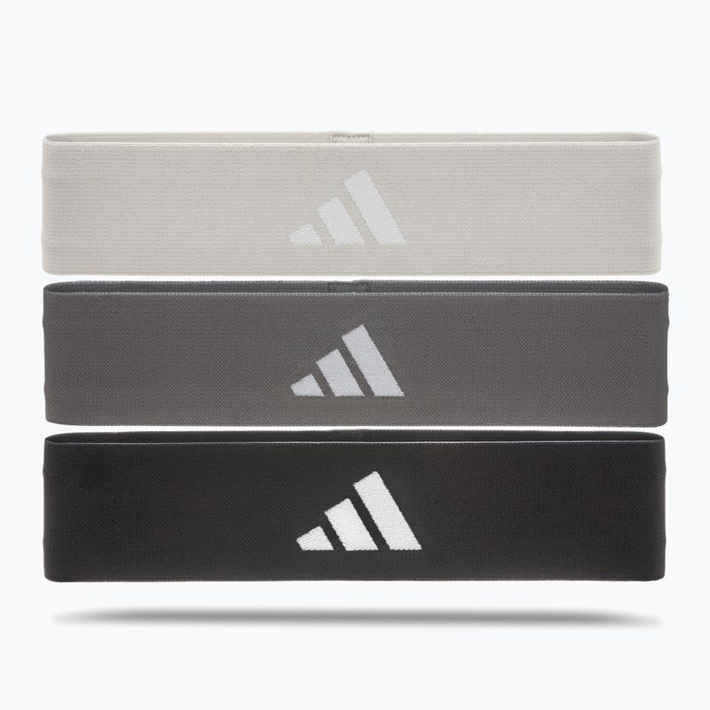 Súprava posilňovacích gúm adidas Resistance Band 3 ks black/grey/white