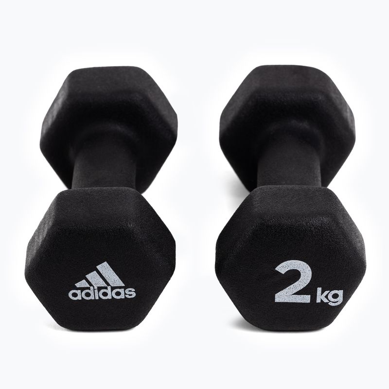 adidas činky 2x2kg čierne ADWT-10002 3