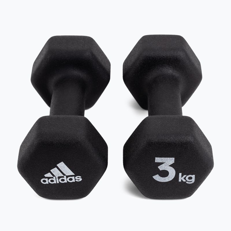 adidas činky 2x3 Kg čierne ADWT-10003 3