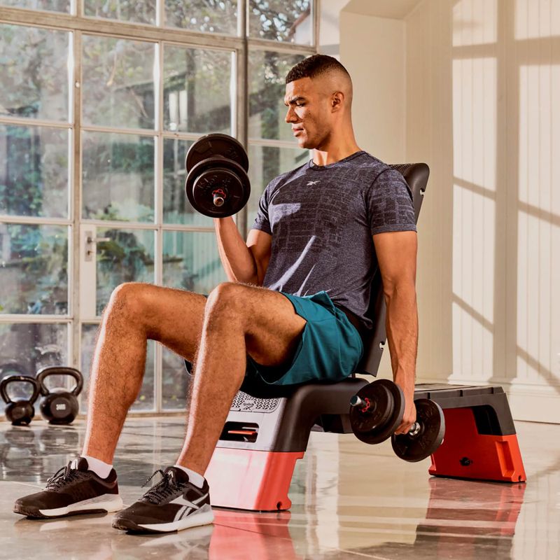 Multifunkčný step Reebok Deck red 12